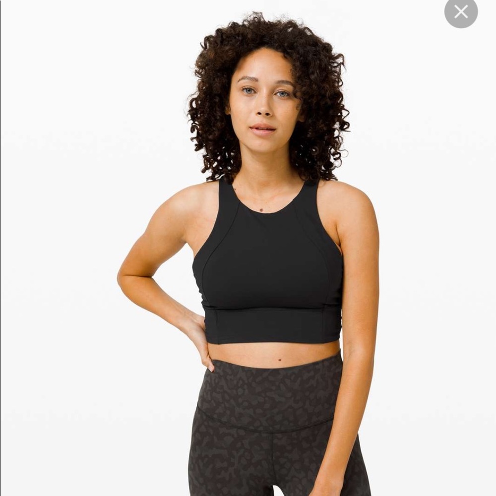 Lululemon Free To Be Serene Bra HN LL Black Sz 4